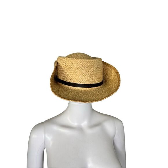 Lake of The Isles Straw Cowboy Hat Western Farmhouse Rodeo Country Old Town Road - Picture 3 of 8